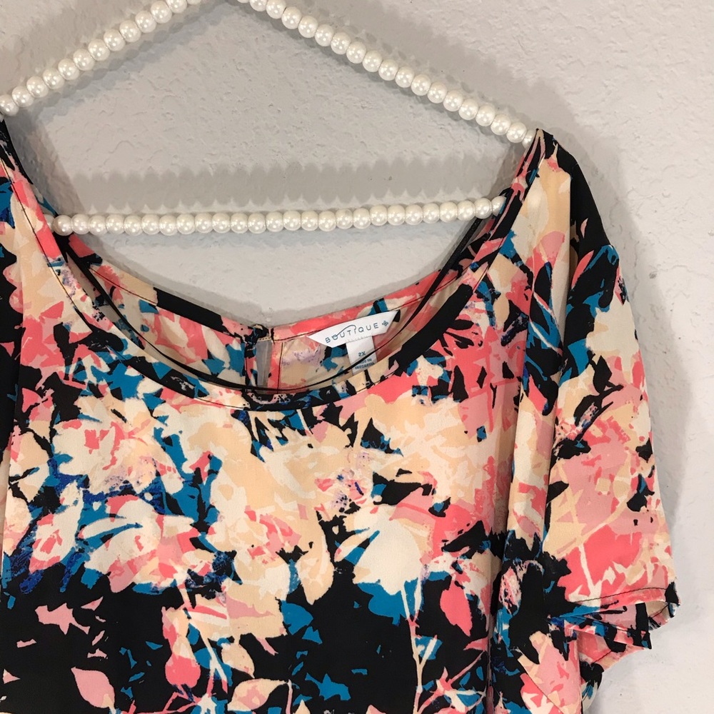Boutique brand high low blouse